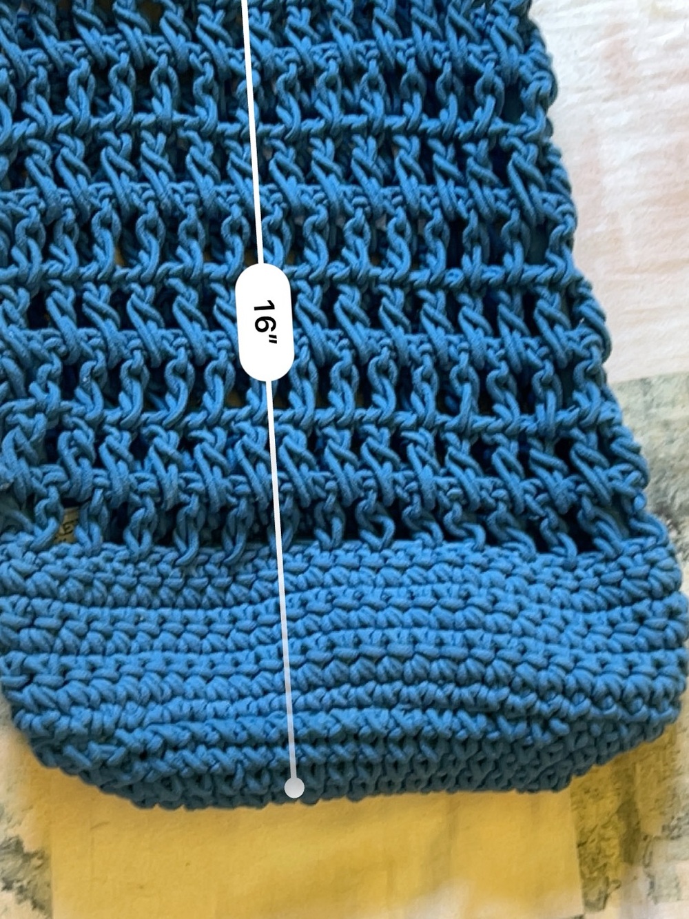 J. Crew Blue Crochet Beach Tote - Picture 9 of 11